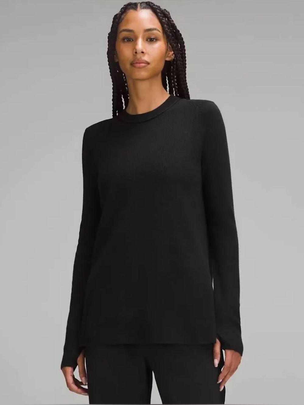 Lululemon Take It All In Cotton Blend Sweater